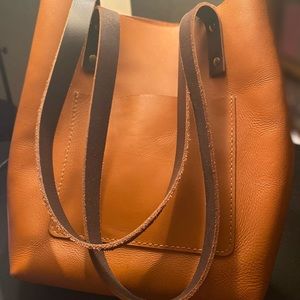 Rustic Leather Tote